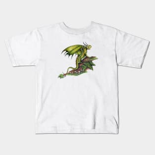 Adorable Pet Green Bearded Dragon Kids T-Shirt